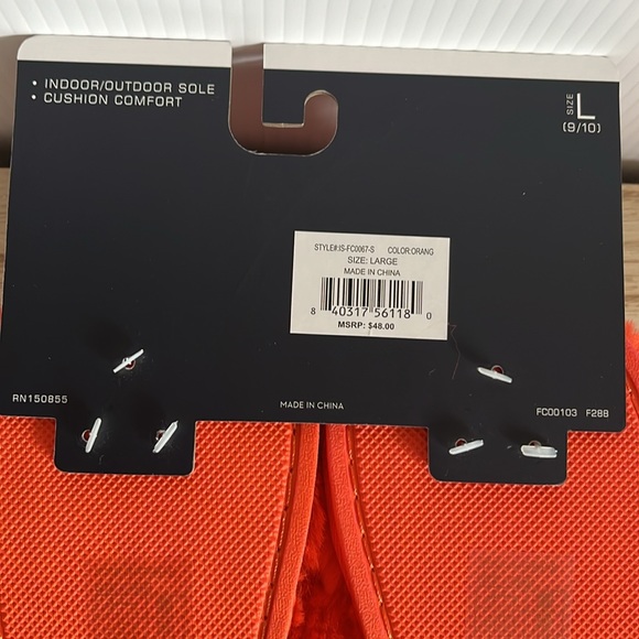 French Connection Indoor/Outdoor Memory Foam Slipper - Picture 4 of 5